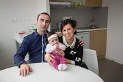 Adoma migrant family