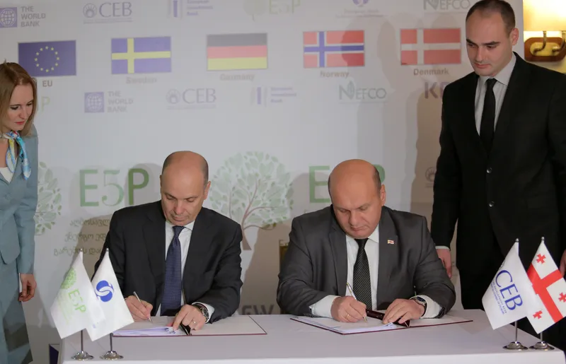 Signing of the Georgia E5P loan