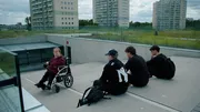Mirosława Gajewska, Accessibility Ambassador at SGH, at the rooftop of the Hub of Innovation