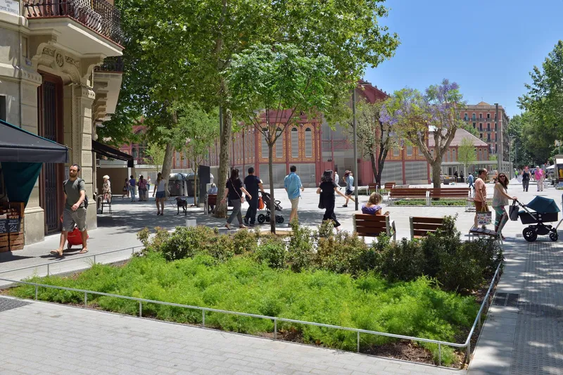 Sant Antoni Superblock in Barcelona