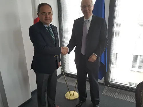 Poland Governor meets with Konrad Szymański