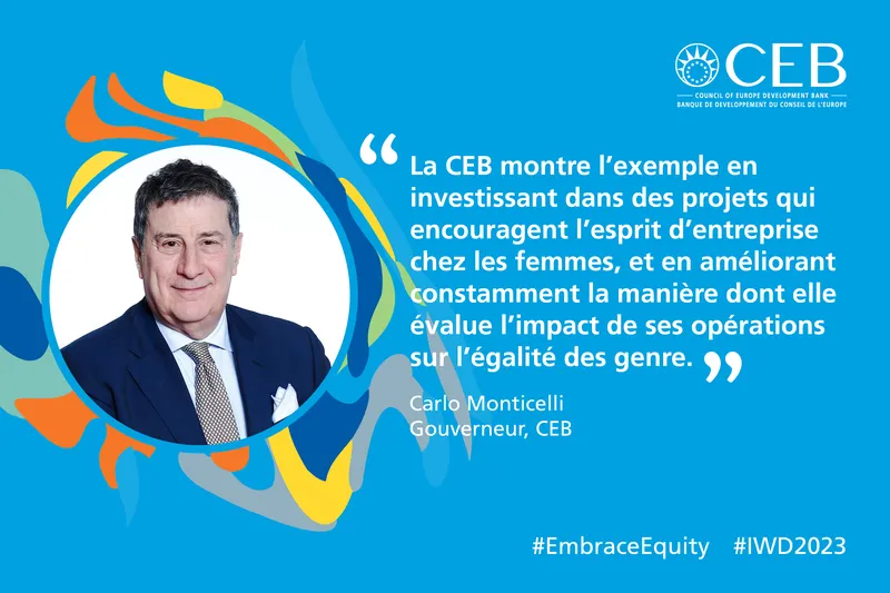 Governor Carlo Monticelli IWD2023 message in French