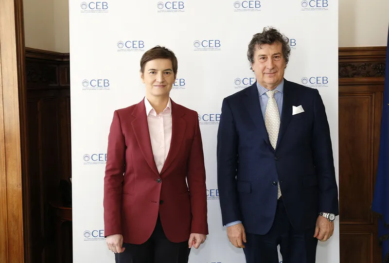 Ana Brnabić et Carlo Monticelli - © Sylvie Dupic
