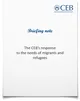 Briefing note Response to needs of migrants and refugees