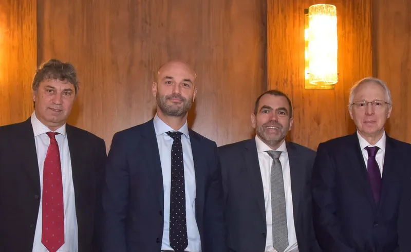 Claus-Dieter Rückel, Tomáš Boček, Harald Riedel and Rolf Wenzel