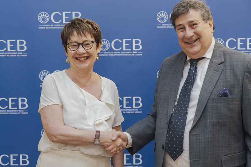 Odile Renaud-Basso and Carlo Mondicelli