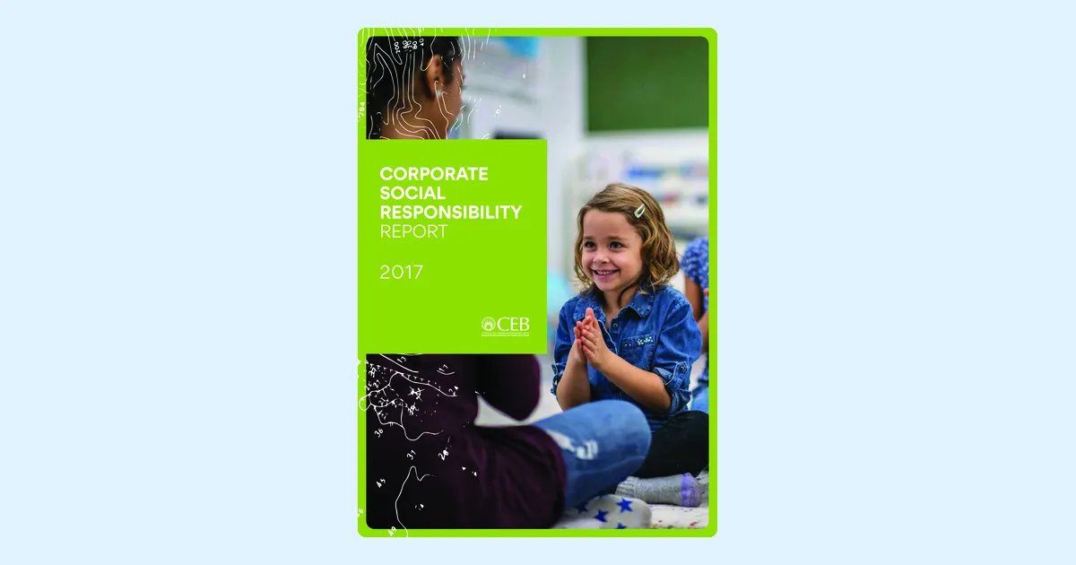 Corporate Social Responsibility Report 2017 | CEB