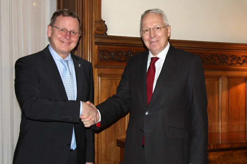 Bodo Ramelow et Rolf Wenzel