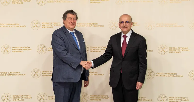Governor Carlo Monticelli and Minister Mehmet Şimşek