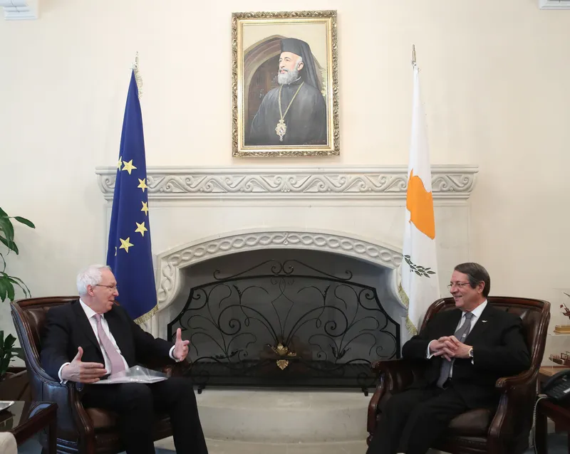 Rolf Wenzel et Nicos Anastasiades