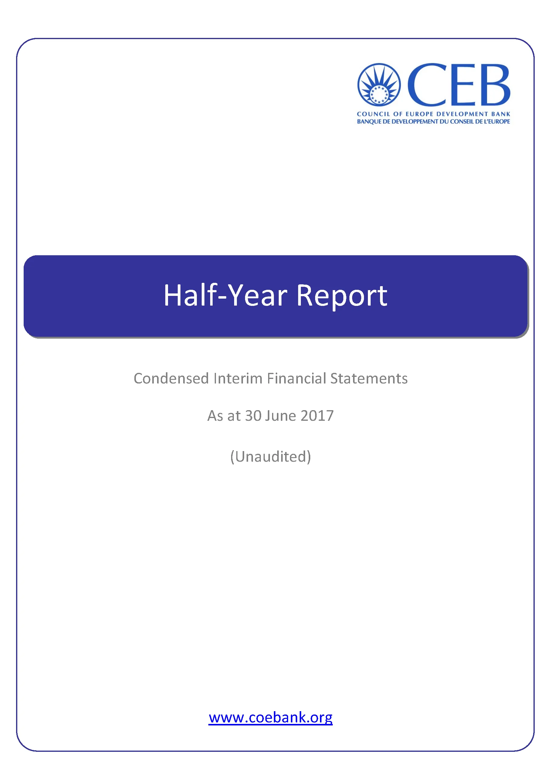 Half year report 2017