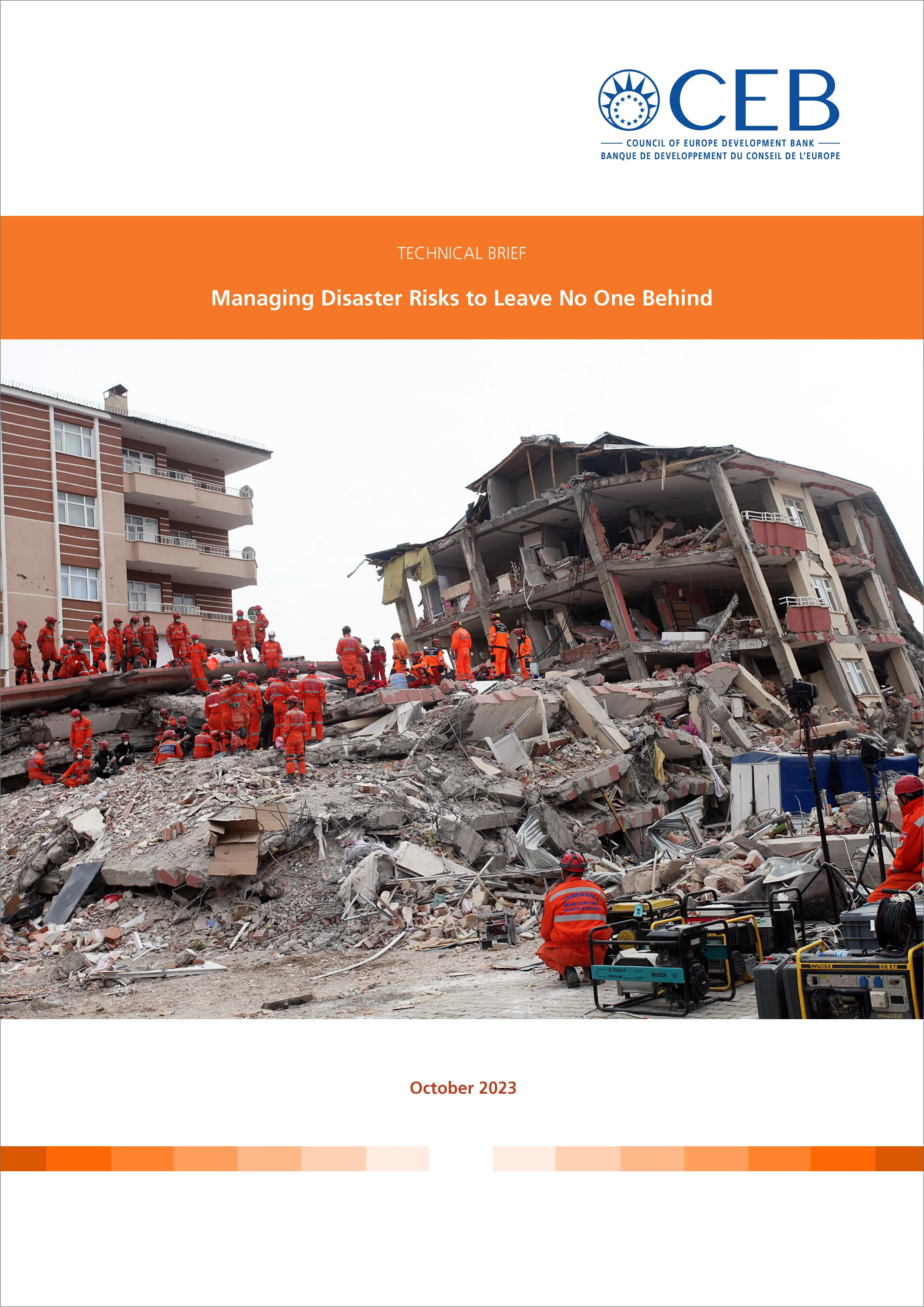 Managing Disaster Risks to Leave No One Behind - cover