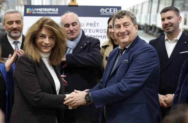 Martine Vassal, President of the Aix-Marseille-Provence Metropolitan Area and Governor Monticelli (© Métropole Aix-Marseille-Provence - David Girard)