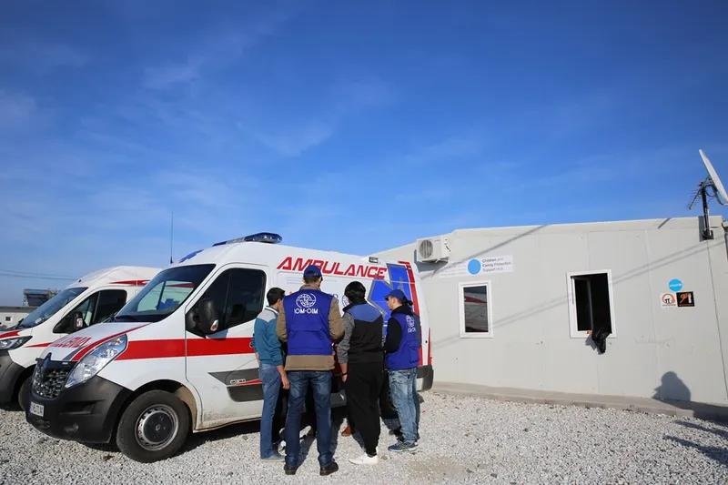 medical ambulance vehicle