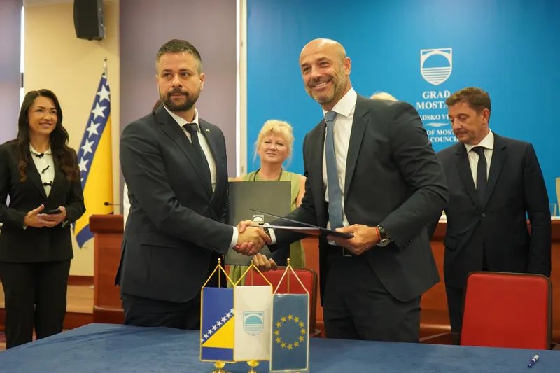 Minister Srđan Amidžić and Vice-Governor Boček