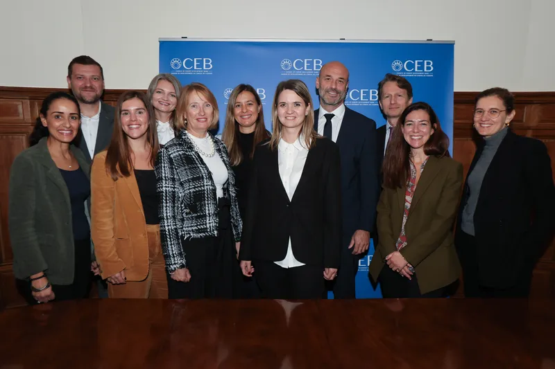 Family photo CEB and BCRSF Romania loan signature and grant