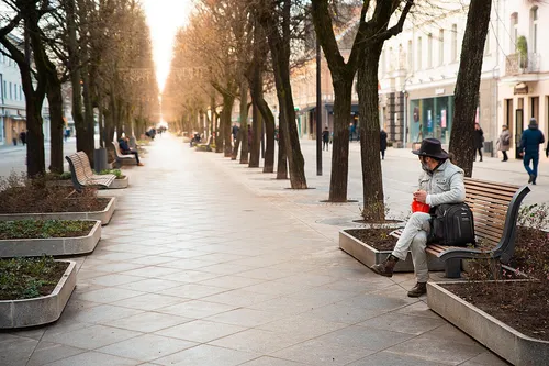 Kaunas Laisves avenue