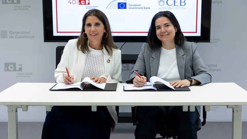 Maria Sigüenza, the CEB's Country Manager for Spain and Vanessa Servera, CEO of the ICF