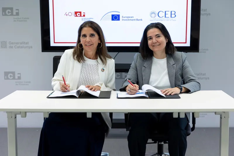 Maria Sigüenza, the CEB's Country Manager for Spain and Vanessa Servera, CEO of the ICF