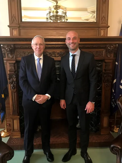 Rolf Wenzel and Tomáš Boček