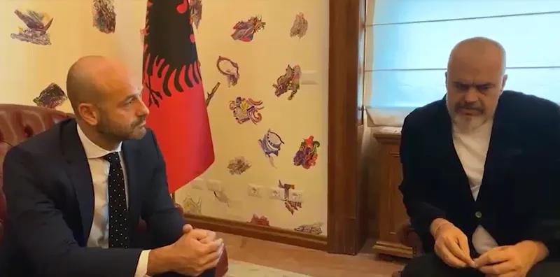 Tomáš Boček et Edi Rama