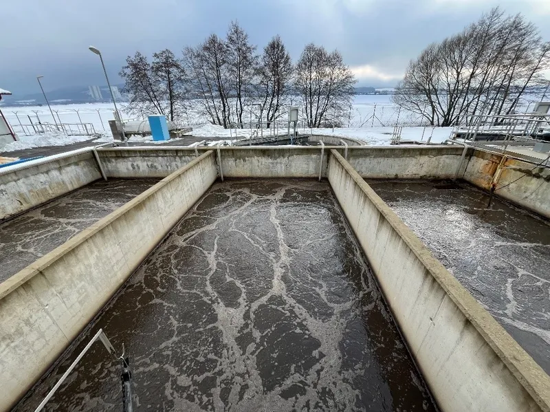 Wastewater plant in the Bratislava region