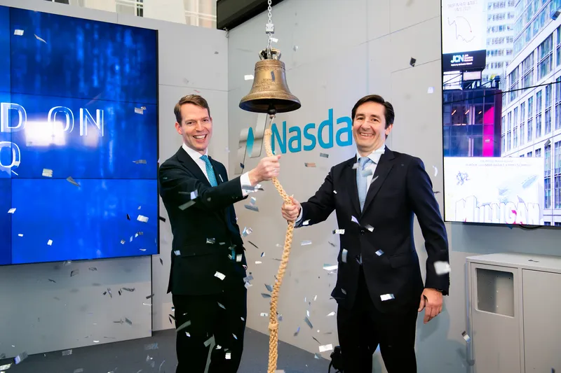 Nasdaq bell ringing Stockholm