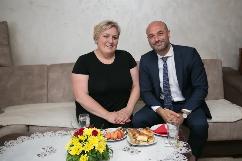 Svetlana Markovic with Vice-Governor Tomáš Boček