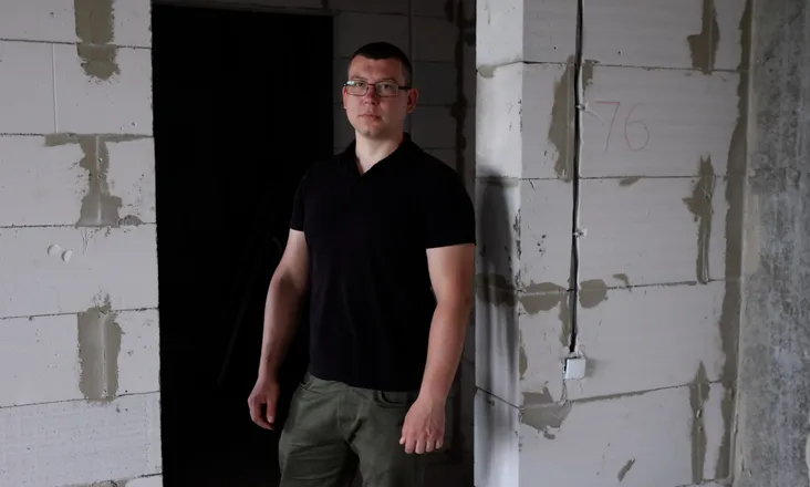 Yevhen Didkovskyi, beneficiary of the HOME project in Ukraine